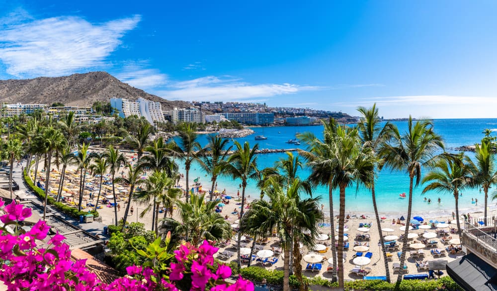 Anfi stranden på Gran Canaria - De Kanariske Øer i Spanien