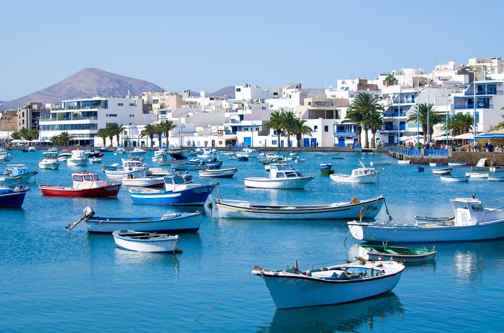 Arrecife marina - Lanzarote i Spanien