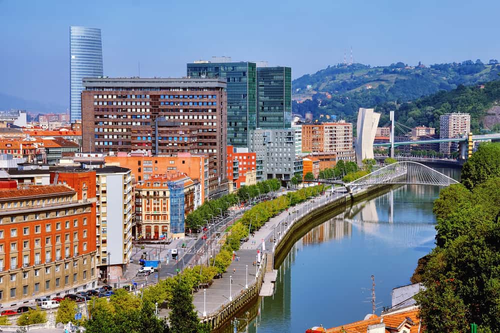 Bilbao i Spanien