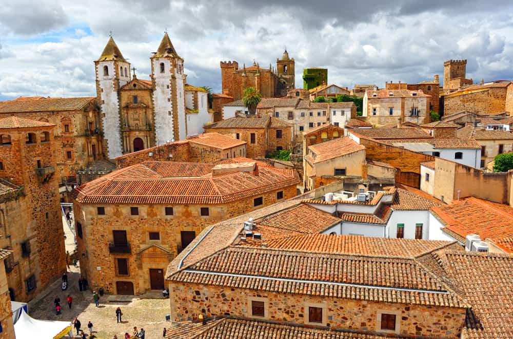 Cáceres i Extremadura - Spanien