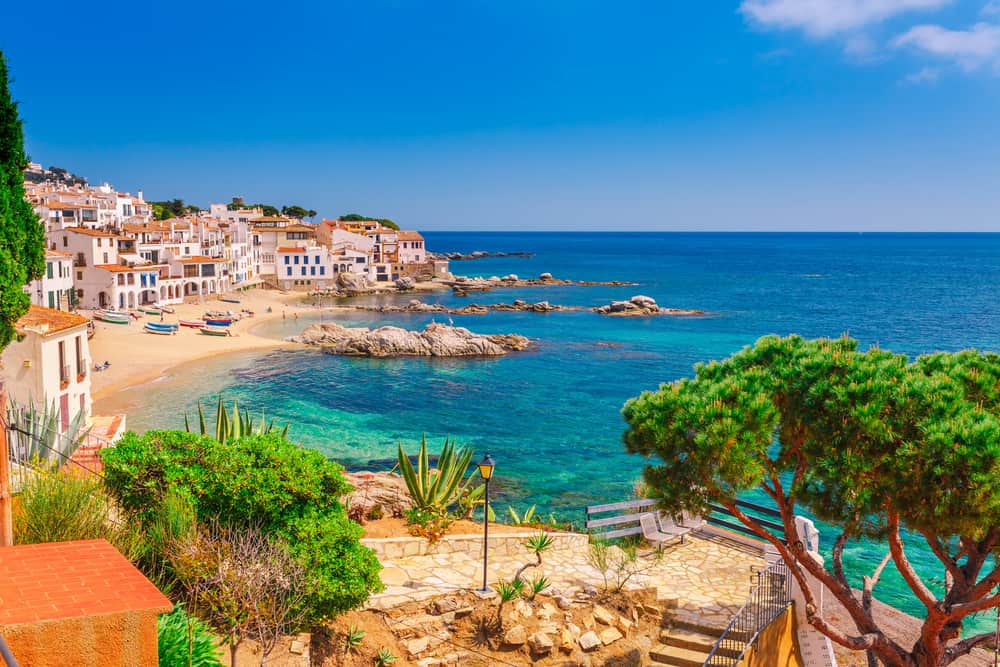 Calella de Palafrugell - Costa Brava i Spanien