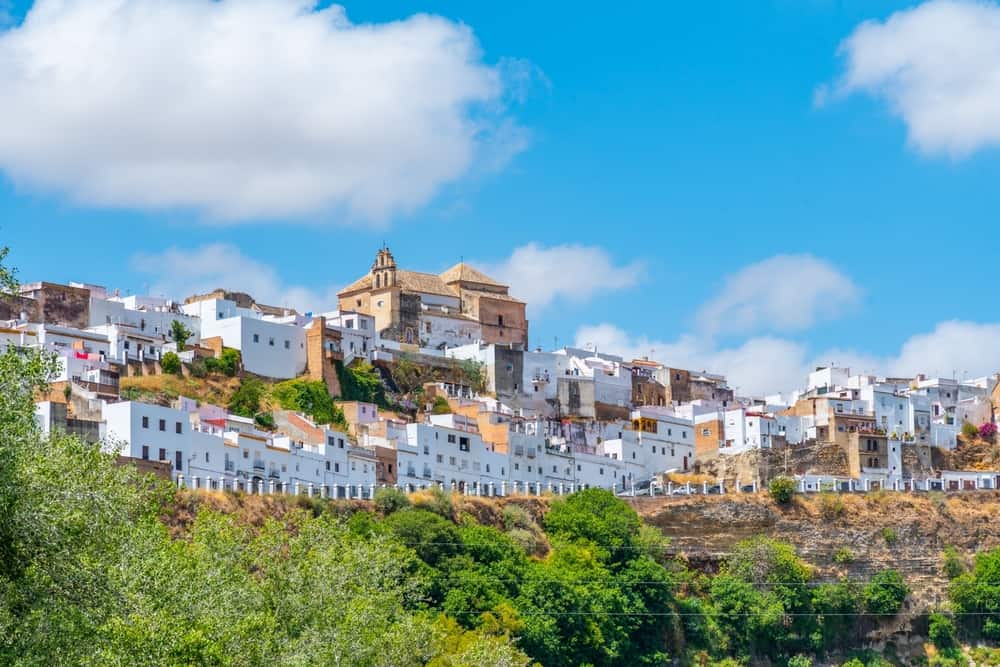 De Arcos de la Frontera i Spanien