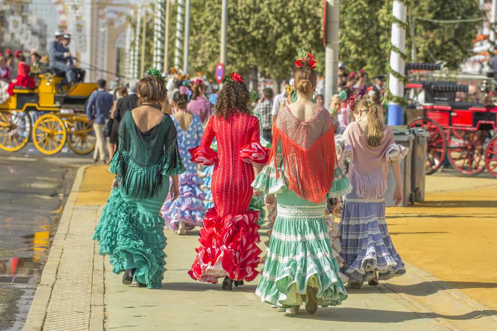 Feria de Abril i Sevilla, Spanien
