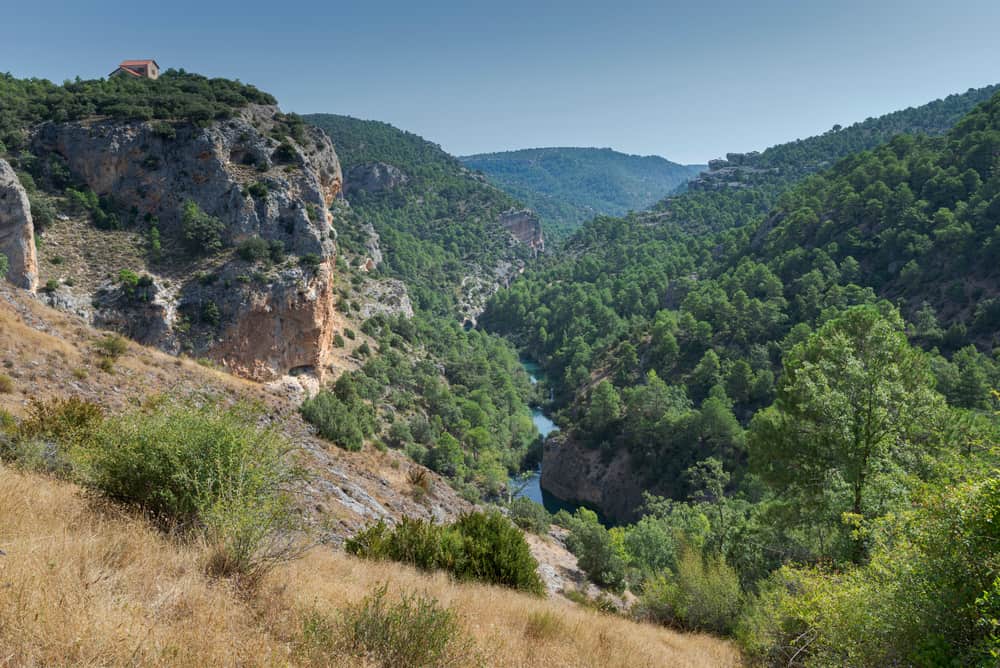 Jucar floden i Spanien
