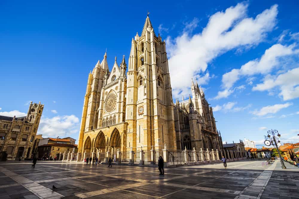 Katedralen i Burgos i Spanien