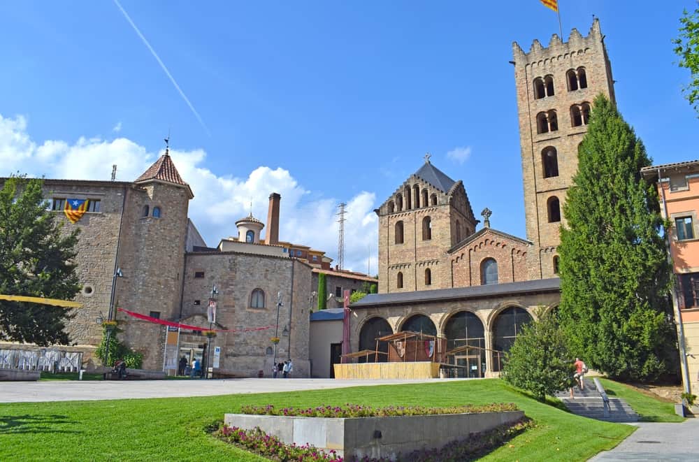 Klostret Santa María de Ripoll i Spanien