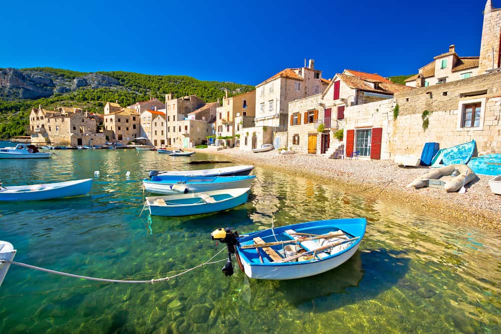 Komiza i Kroatien