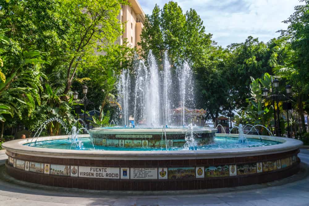 La Alameda park i Marbella - Spanien
