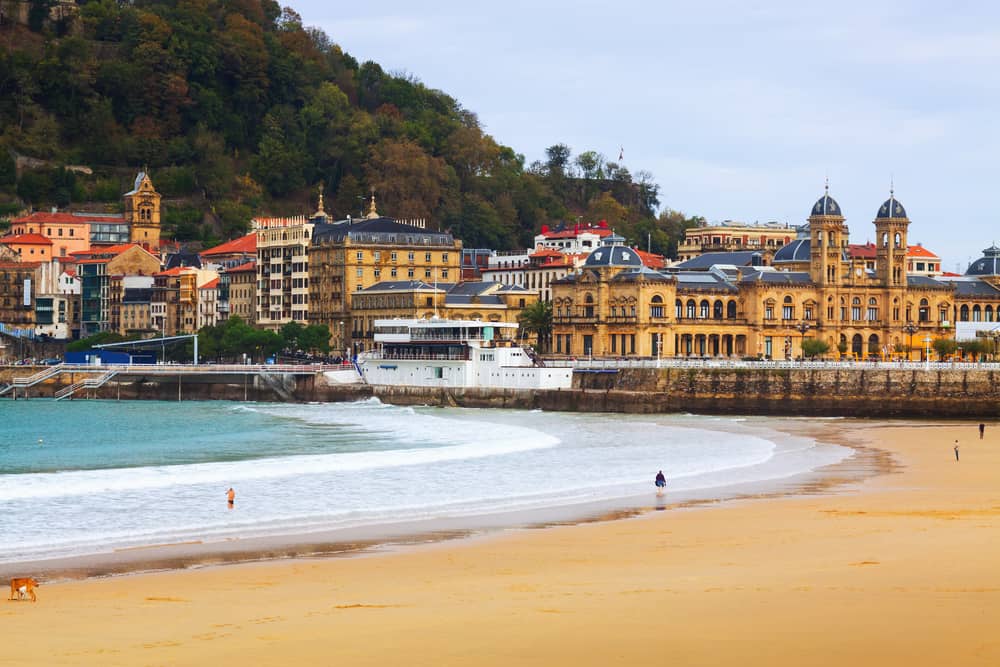 La Concha stranden i San Sebastian