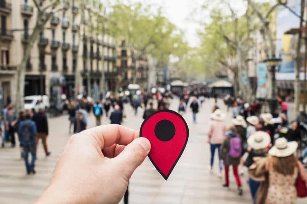 Las Ramblas i Barcelona