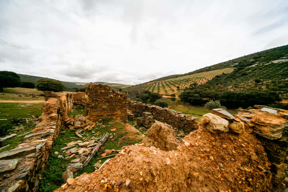Montes de Toledo bjergene i Spanien