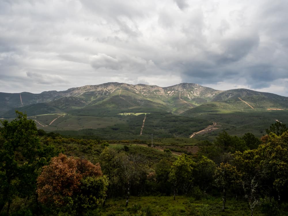 Montes de Toledo i Spanien