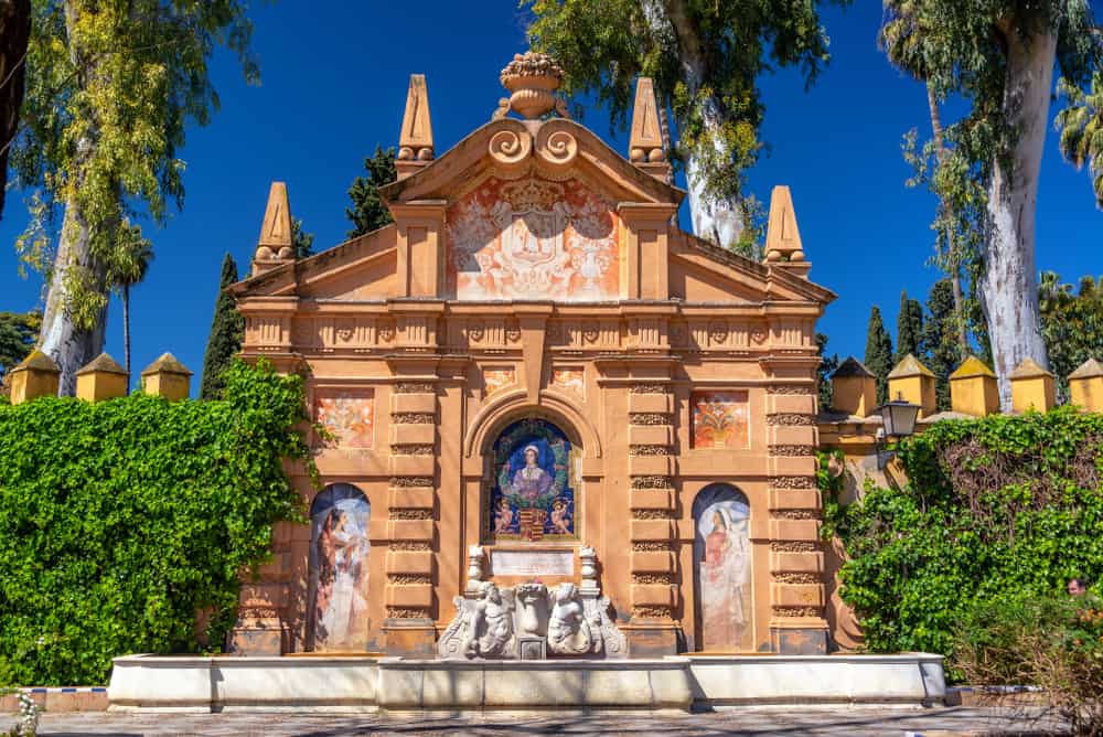 Murillos haver i Sevilla - Spanien