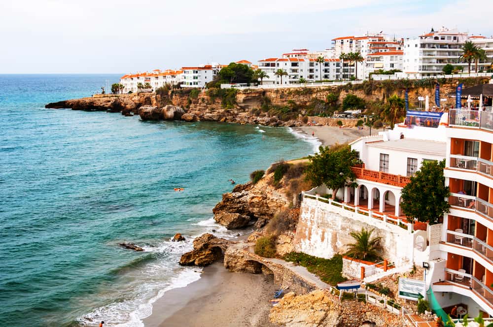 Nerja i Spanien