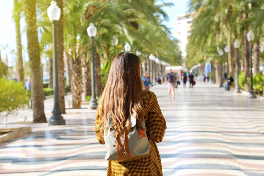 Paseo Explanada de Espana - Alicante i Spanien