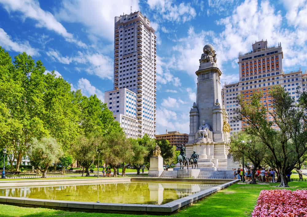Plaza de Espana - Madrid i Spanien