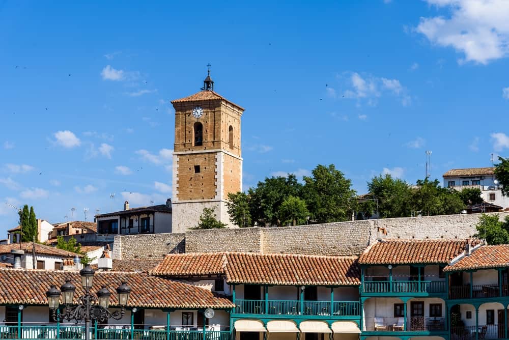 Plaza Mayor i Chinchon - Spanien