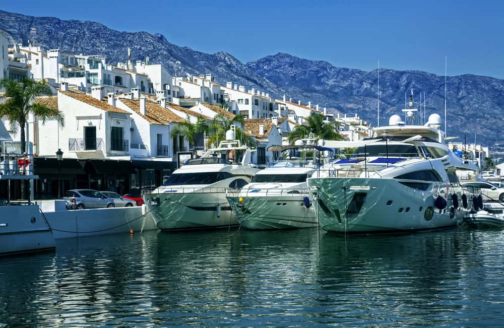 Puerto Banus i Spanien