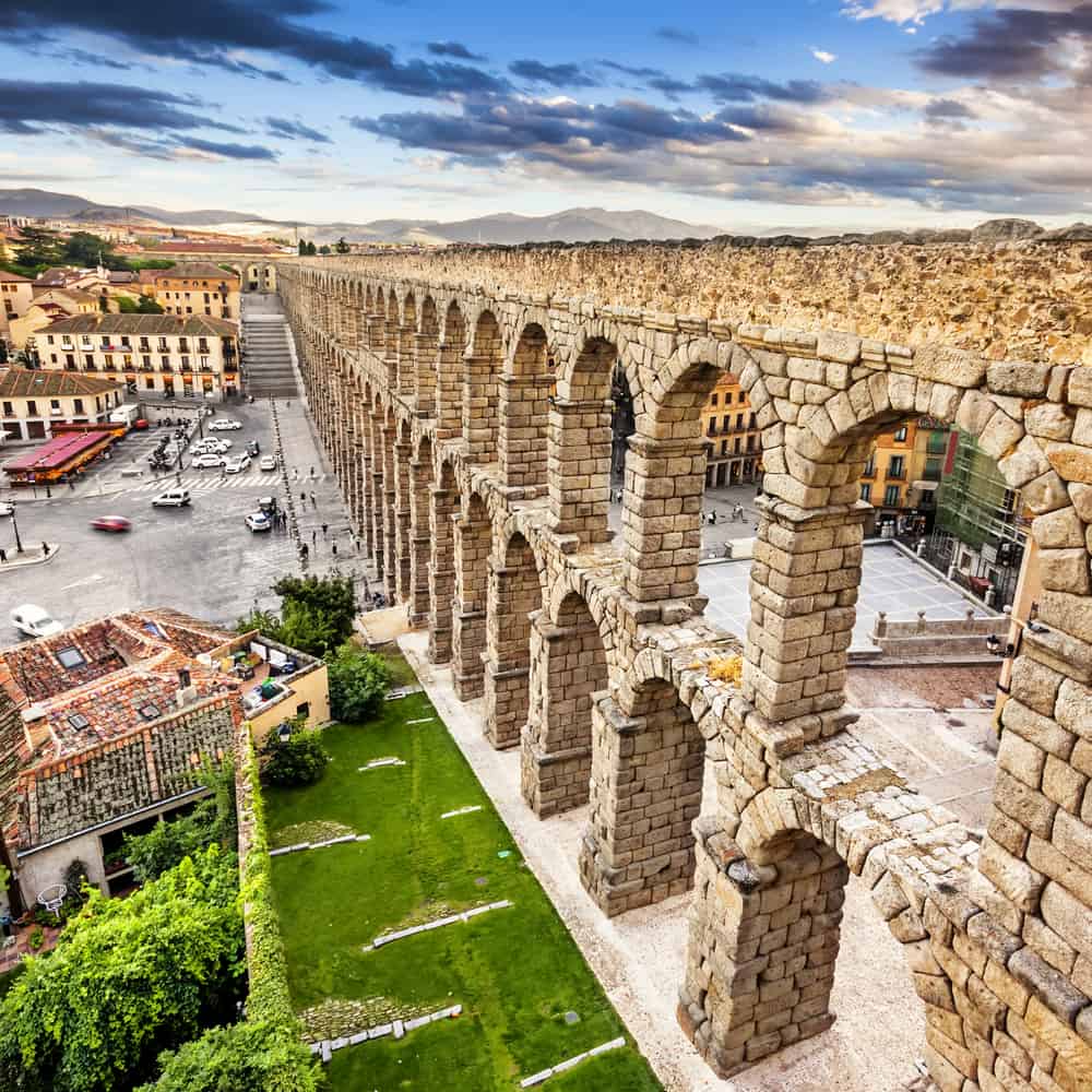 Romersk byggestil i Segovia
