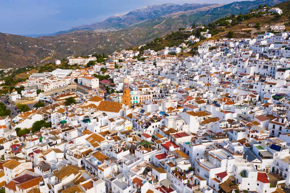 Salobrena i Spanien