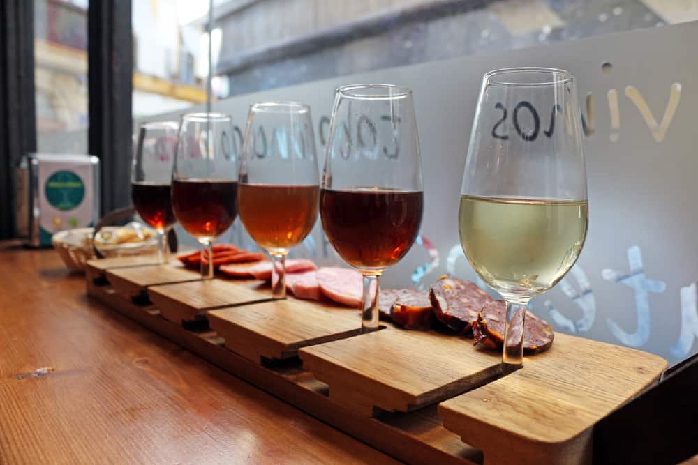 Sød vin fra Jerez i Spanien