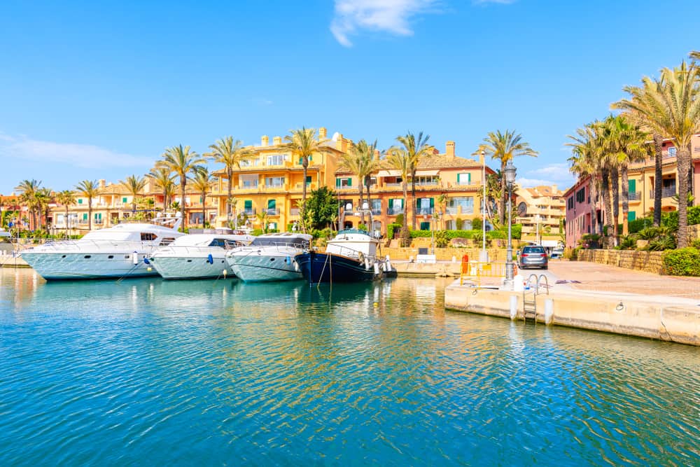 Sotogrande marinaen - Spanien