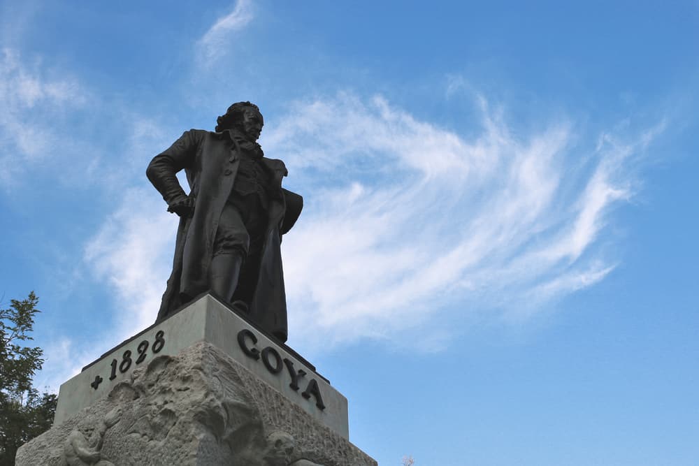 Statue af Goya