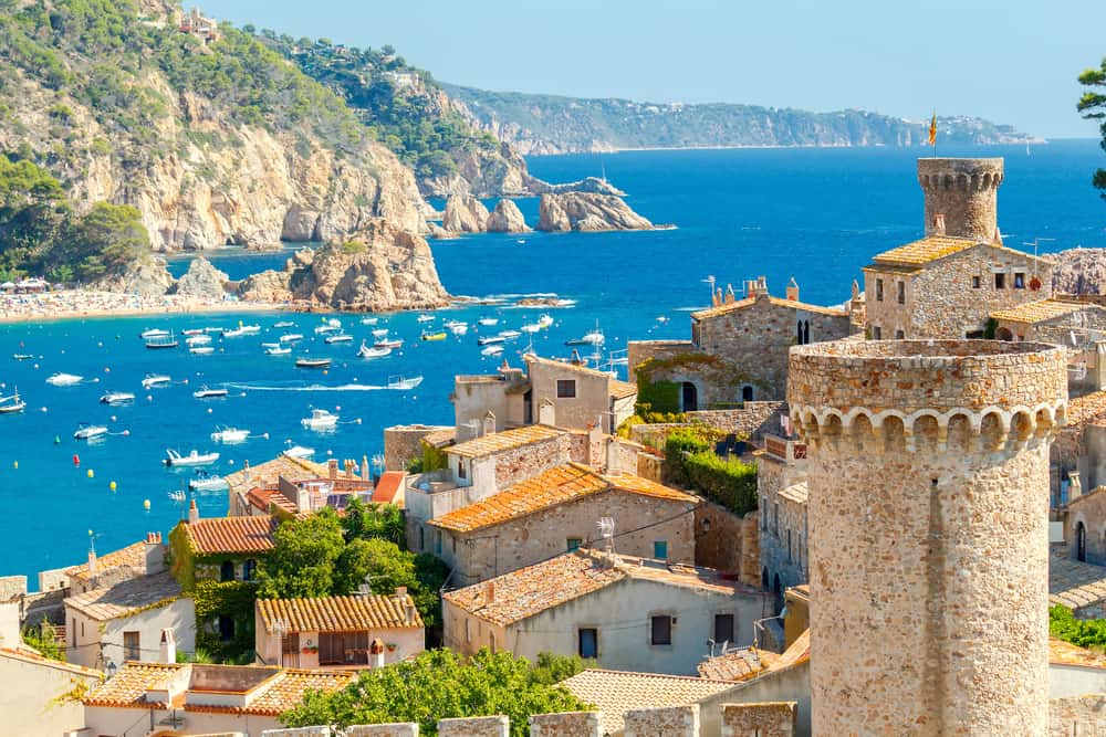 Tossa de Mar i Spanien