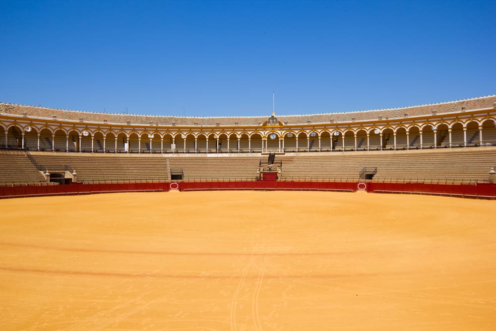 Tyrefægterarena i Spanien
