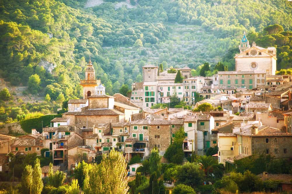 Valldemosa på Mallorca i Spanien