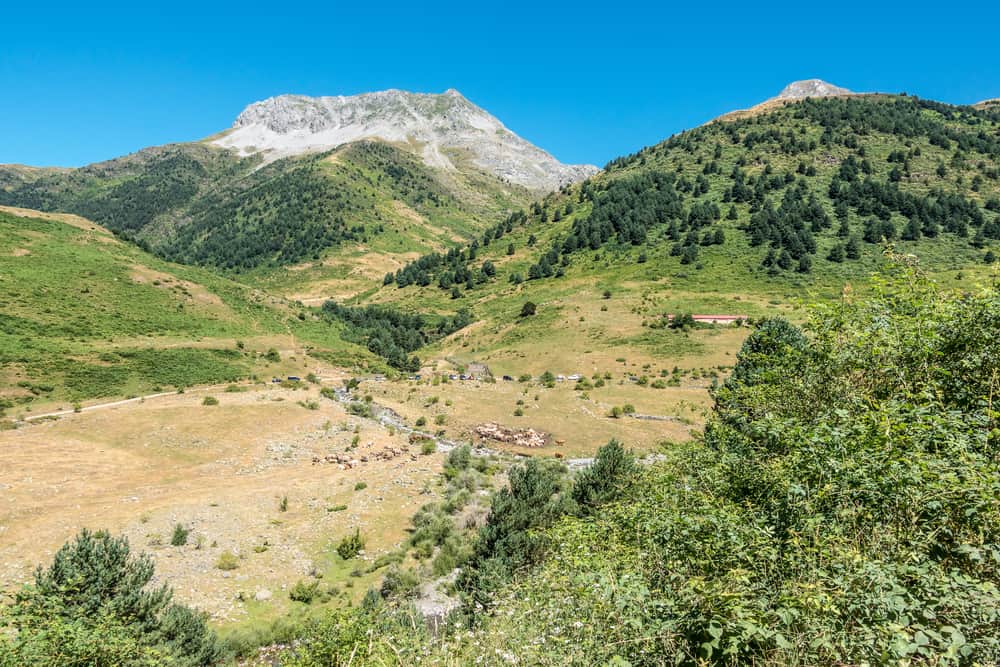 Valle de Hecho i Pyrenæerne - Spanien